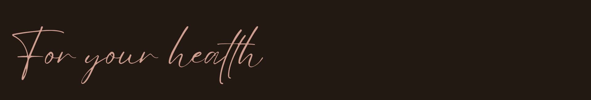 ForYourHealth borítókép